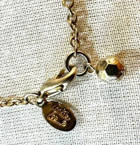 Cookie Lee long gold tone necklace