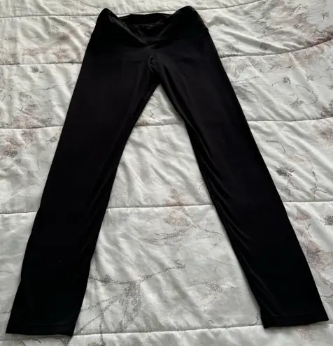 Felina Black Super Soft Mid Rise Leggings, size S