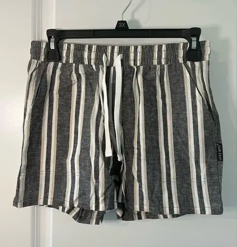 Little Bipsy NWT Striped Drawstring Casual Cargo Shorts with Pockets Sz XS