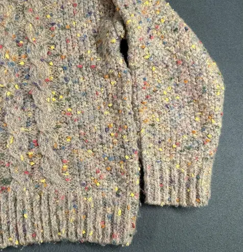 Harper Heritage Sweater Womens Medium Chunky Knit Multicolor Speckled Pullover