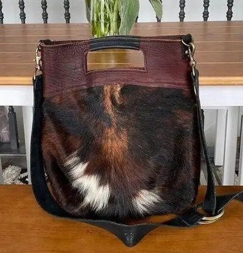 Stone Feather Road Custom Cowhide LeatherāBantam Bag