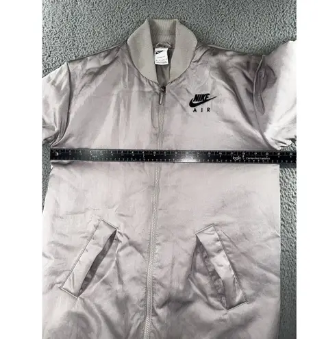 Nike Air Therma Fit Bomber Jacket Women XS Loose Long Full Zip Pink