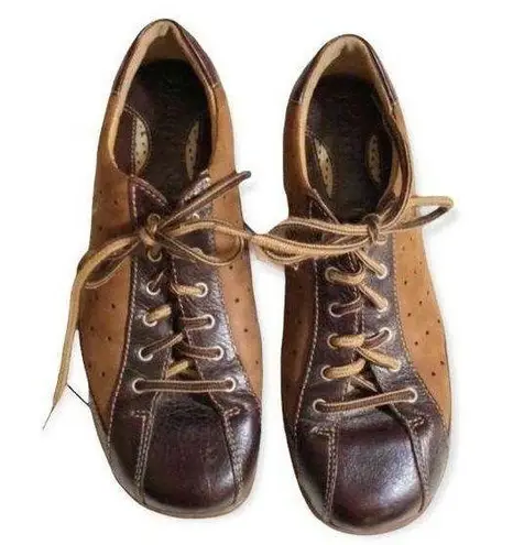 Born Hawkeye Brown Leather Lace Up Sneakers 7.5 Size undefined