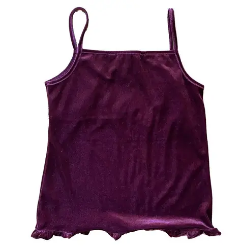 Camisole with fur trim