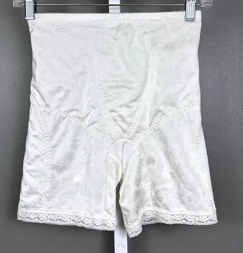 Jaclyn Smith Vintage Girdle Slip Shorts Size Large Seond Skin Satin Lace Loops