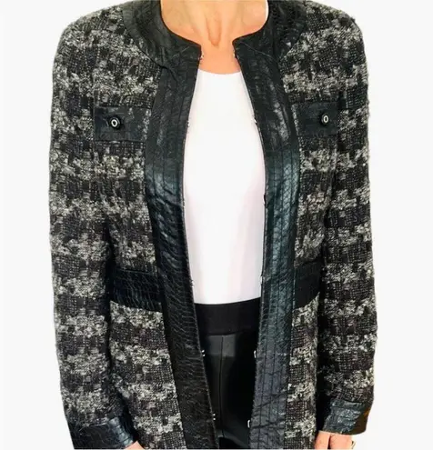 Tory Burch edalene Wool Tweed Coat EUC