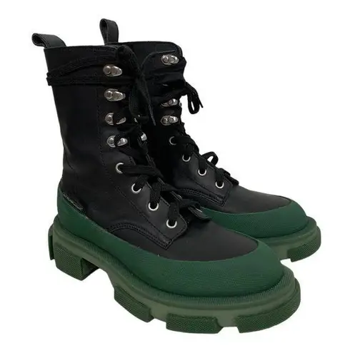 Monse x Both Gao Leather Combat Boots Size 36 Black