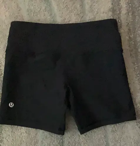 Lululemon Black Reversible Biker Shorts (2 For 1)🔥