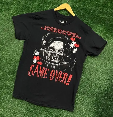 Saw Most People Are So ungrateful to Be Alive Game Over Horror Tee M