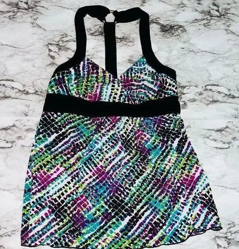 A Byer A. Byer | Halter Sleeveless Top Waist Tie | Black/Green/Blue/Pink | Womens | M