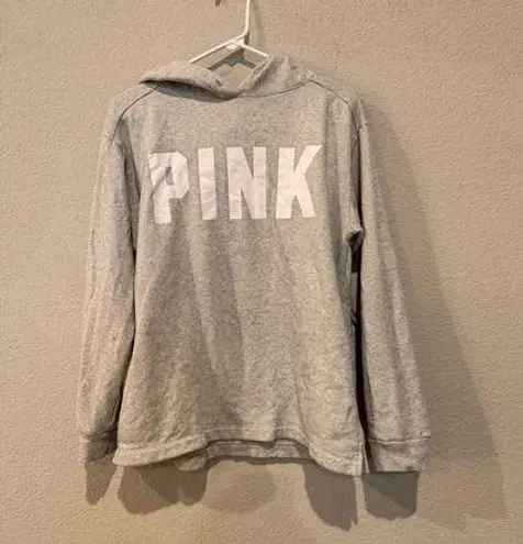 VICTORIA SECRET PINK HOODIE SMALL Gray