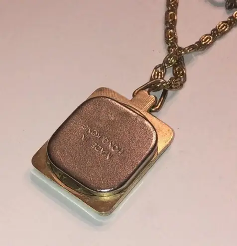 Vintage Gold Tone Fastrac Quartz Watch Chain Link Necklace