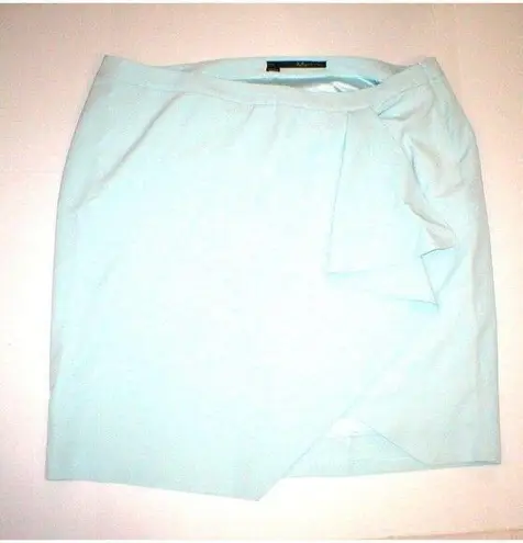 New Mynt 1792 High End Plus Womens 24W 24 W Mint Green Skirt Office Light Ruffle