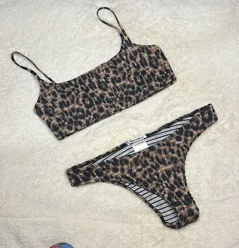 Reformation  - Leopard Print Bikini Size L thumbnail 7