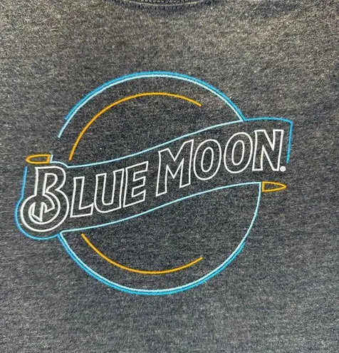 Next Level Apparel Blue Moon Beer Next Level Blue Logo Graphic Tee women sz M