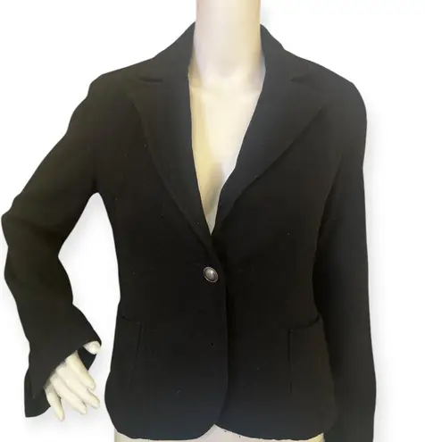 The Fillmore Wool Blend Faux Leather Women’s Coat Black Size M