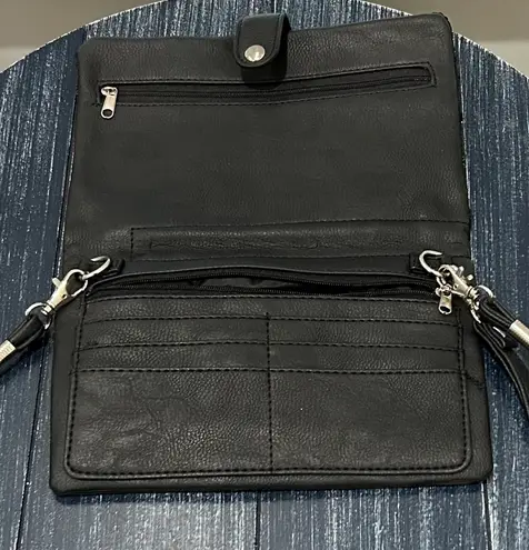 Skull Crossbody Bag Black