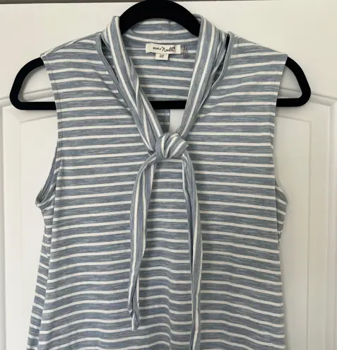 Simply Noelle Nautical Blue And White Striped Dress