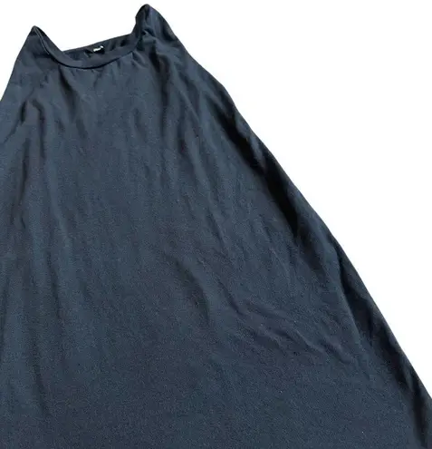 Monrow Black Sleeveless Mini Dress Crew Neck Comfy Stretch Size Small Women's