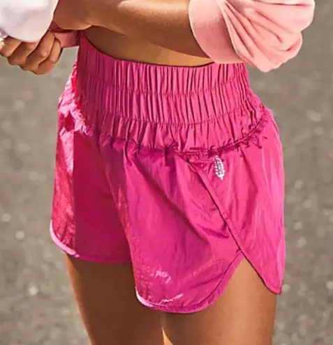 Free People Movement The Way Home Shorts Pink (Small) workout athleisure neon
