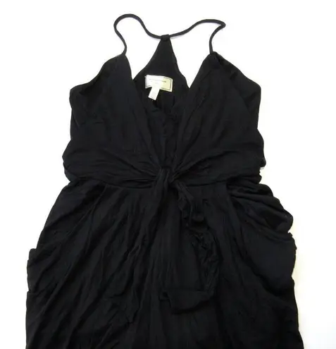 Moulinette Soeurs NWT Anthropologie Willa Jumpsuit in Black Crop One-Piece XS