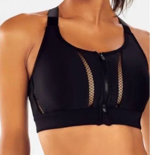 Fabletics Zoe High Impact Sports Bra Black Size XS/S