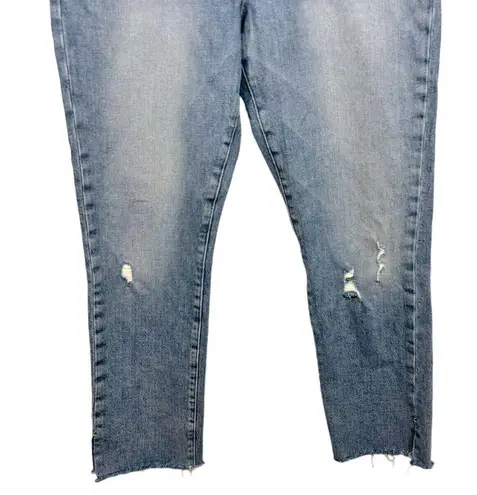 frame denim Frame Le High Straight Fray Edge Slit Rivet Jeans Surrey 29