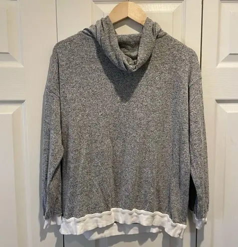 Vintage Havana Cutout Gray Hoodie