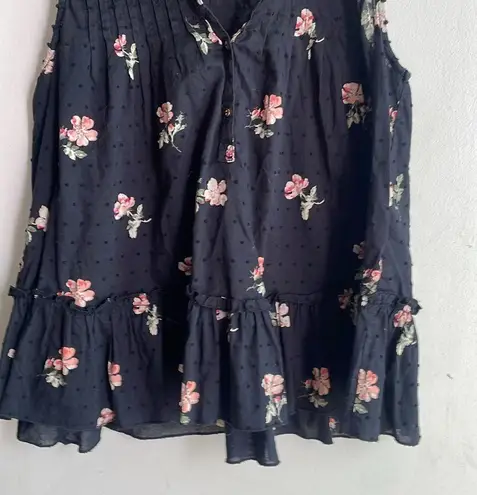 Ulla Johnson Cecile Blouse Black Floral