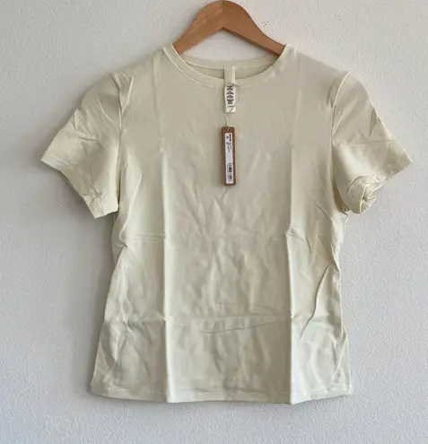 SKIMS Cotton Jersey T-Shirt in Bone, Size Large