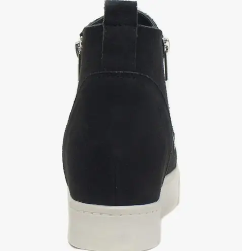 Soda Black Platform Sneakers