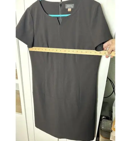 TAHARI Arthur S. Levine Women’s Bi Stretch LBD Shift Dress Size 8 Black