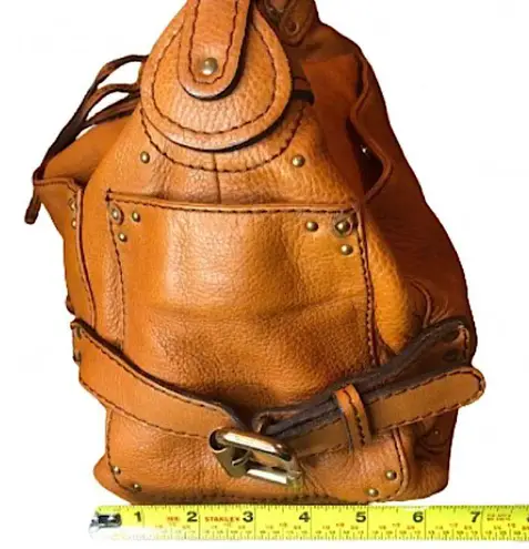 Chloé CHLOE PADDINGTON British Tan Leather Hobo Shoulder Bag with Lock Key