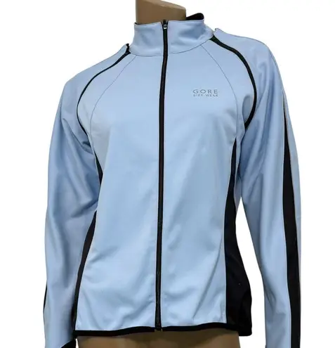 Gore Bike Wear Windstopper cycling jacket zip off sleeves C2 2256 Blue Size L
