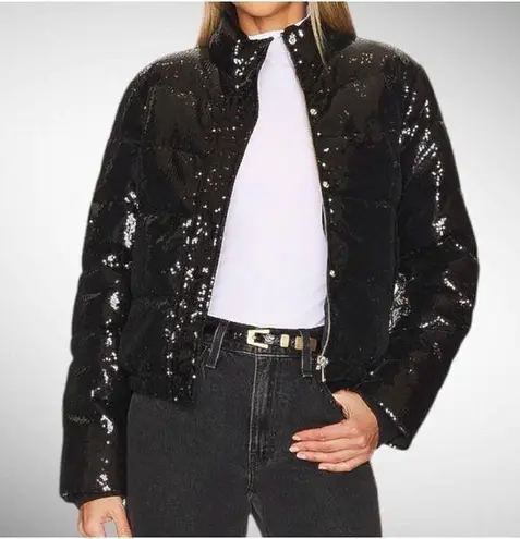 Generation Love Paxton Sequin Jacket in Black Size S