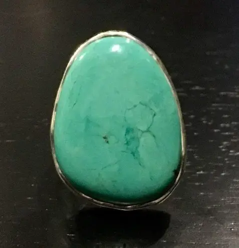 Silpada Turquoise Sterling Silver 925 Ring Size 8