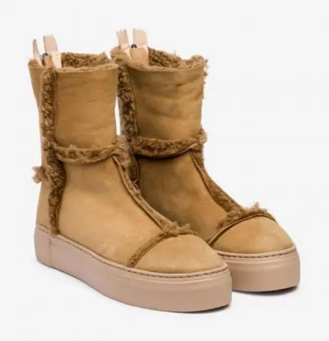 AGL Mouto Rosie Boots light brown 36 Tan Size 6