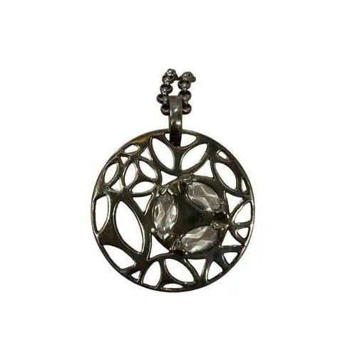 Di Modolo Rock Crystal Necklace in Plated Black Rhodium MSRP $650 NWT Dust Bag