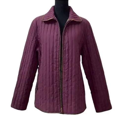 Weatherproof Quilted Purple Jacket(Size Large)