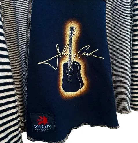 Zion Rootswear Black and Gold Skater Mini Skirt