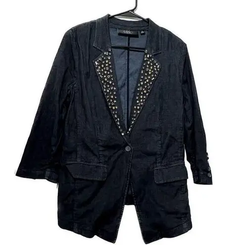 Kardashian Kollection Dash by Kardashian, women’s size 16, embellished, jewel, tone, blazer