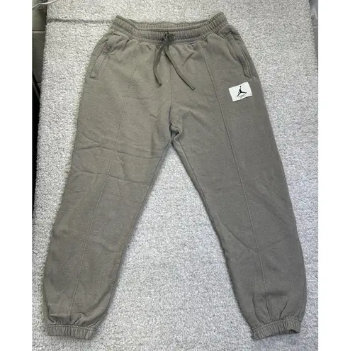 NIKE JORDAN WOMENS FLIGHT FLEECE SWEATPANTS PANTS BEIGE DD7001