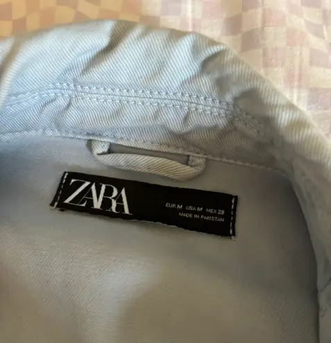 ZARA Baby Blue Denim Jacket