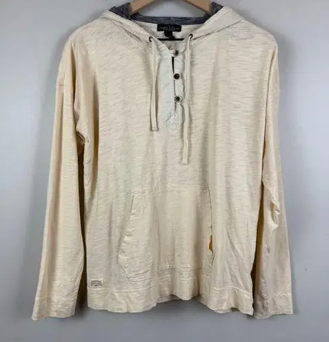 LRL Lauren Jeans Co. Ralph Lauren Hoodie Women L Beige Long Sleeve Athleisure Size L