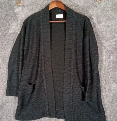 Marine layer Black Open-Front Cardigan Sweater Womens Small