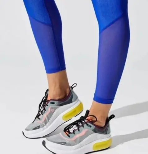 Beach Riot Lauren Legging Ribbed Mesh Cobalt Blue Size S