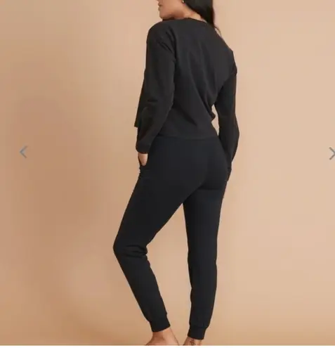 Marine layer - Sammi Jogger Black Athletic Walking Gym Casual Athleisure Yoga