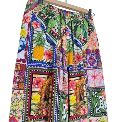 Anthropologie Shop Shore Patchwork Printed Floral Piza Palazzo Pants