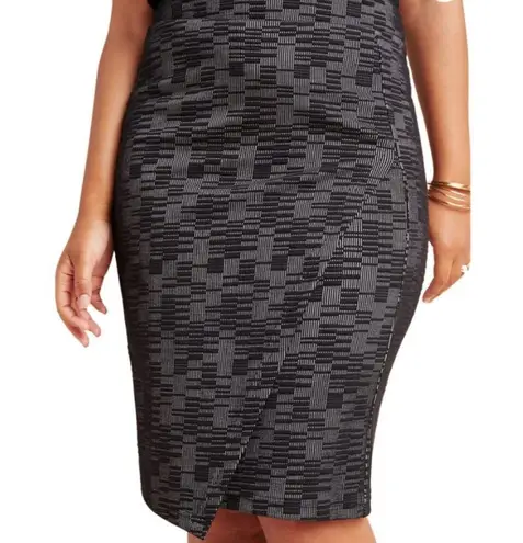 Anthropologie Maeve Bobbie Pencil Skirt Size XS Black