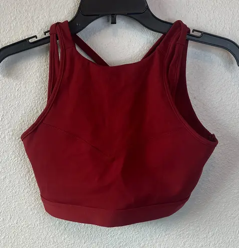 Free People Movement Strappy Sports Bra Red Size Medium